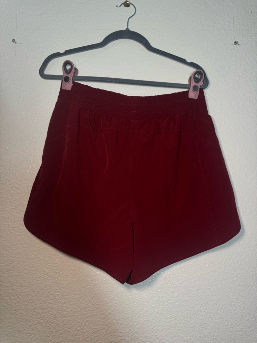 Avia Deep Red Athletic Elastic-Waist Shorts - Picture 5 of 5
